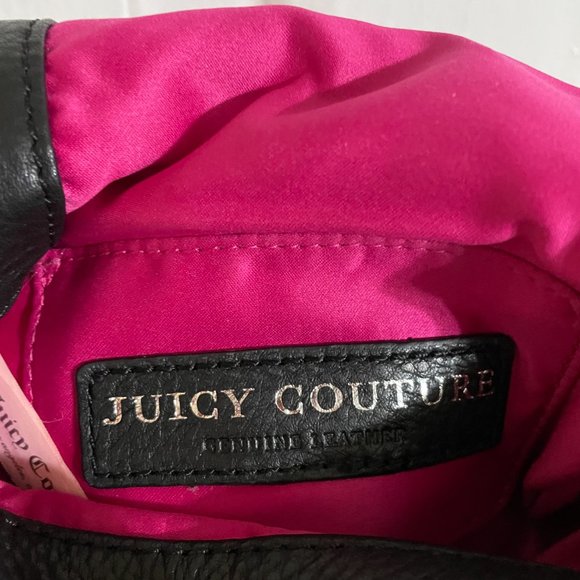 Juicy Couture Black Jewelled Mini Leather Crossbody Bag - Picture 5 of 8